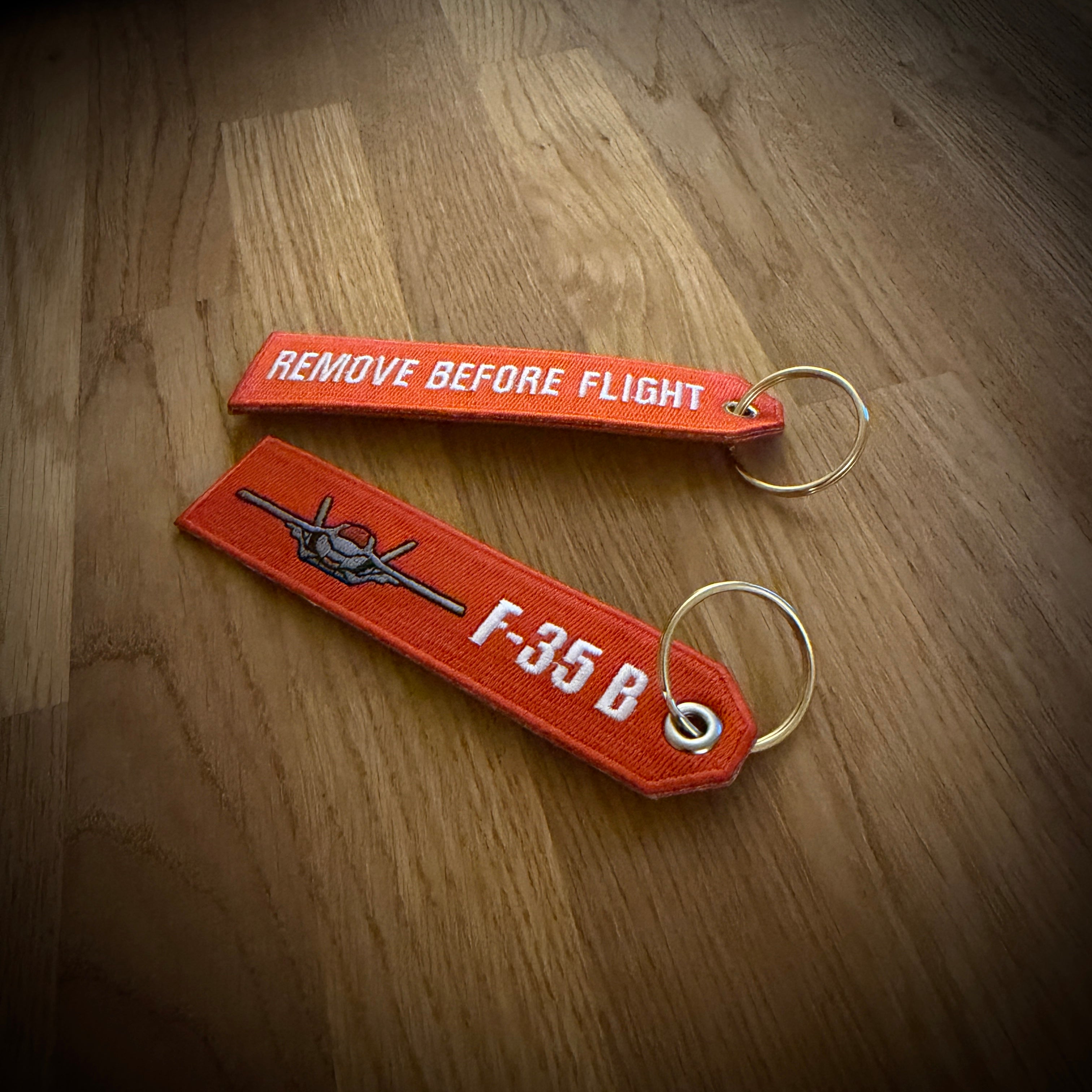 Remove Before Flight Key Ring - F-35B
